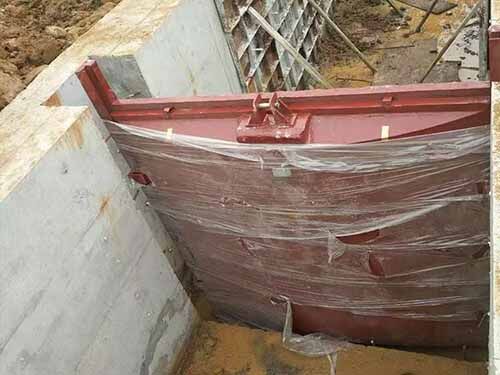 10噸螺桿啟閉機(jī)：水利樞紐大型閘門(mén)的強(qiáng)度保障應(yīng)用整體外觀 | 通用型結(jié)構(gòu) | 閘門(mén)整體結(jié)構(gòu)展示