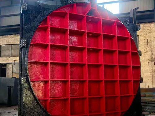 標(biāo)題：0.5×0.5米小型平面鑄鐵閘門：大棚灌溉的“省心之選”，手動(dòng)啟閉更便捷！整體外觀 | 鑄鐵 | 閘門整體結(jié)構(gòu)展示